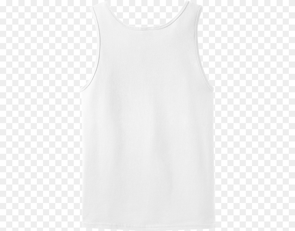 Gildan White Tank Top, Clothing, Undershirt, Tank Top Png Image