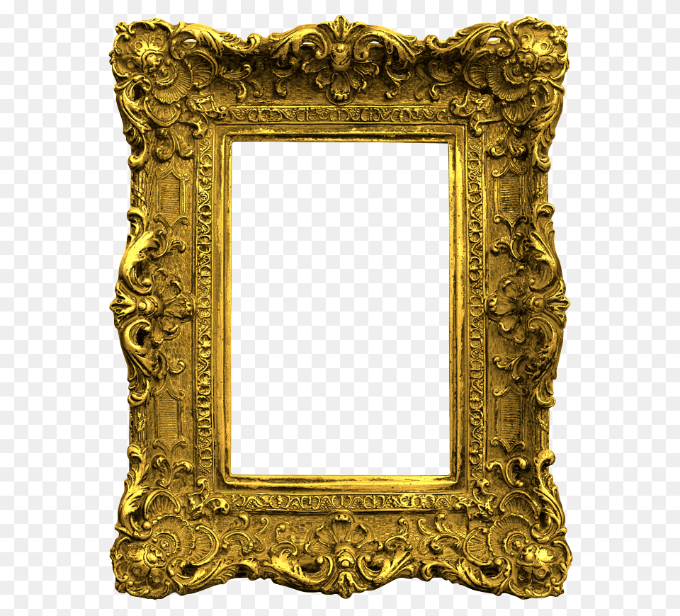 Gilded Gold In Frame, Photography Png