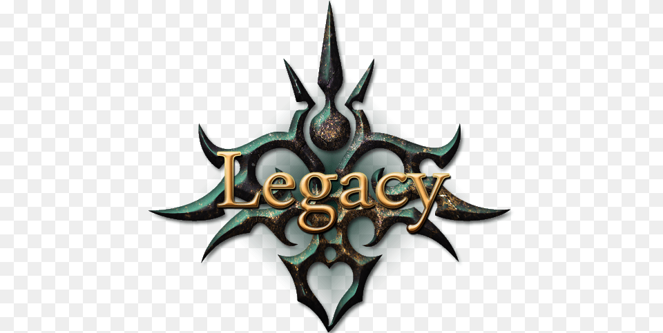 Gilgamesh Legacy Lgcy Is Recruiting Active Raiders Emblem, Logo, Accessories, Symbol, Cross Free Transparent Png