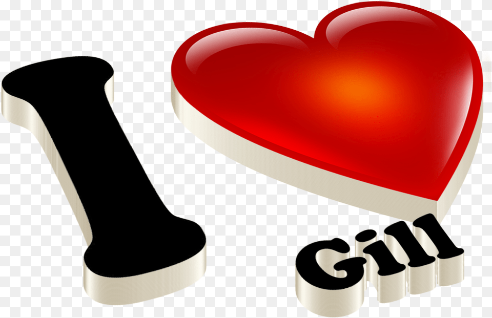 Gill Heart Name Transparent Heart, Smoke Pipe Png Image