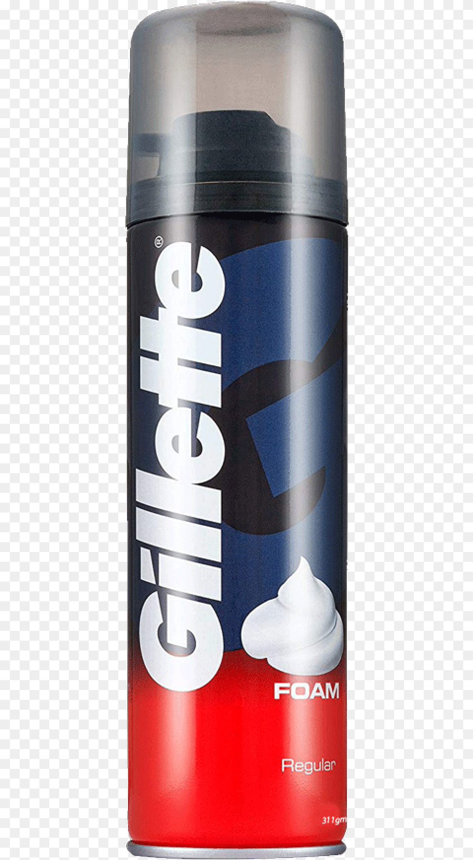 Gillette Classic Regular Men39s Shaving Foam, Cosmetics, Deodorant, Can, Tin Free Png