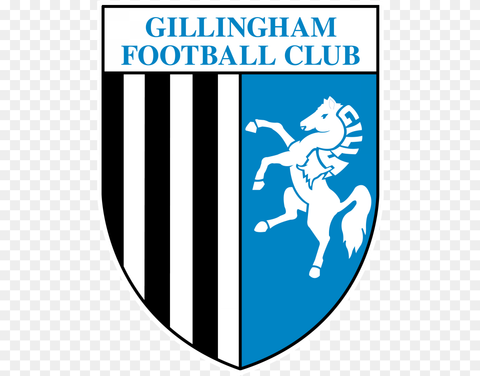 Gillingham Fc Logo Gillingham Fc, Armor, Shield, Baby, Person Png Image