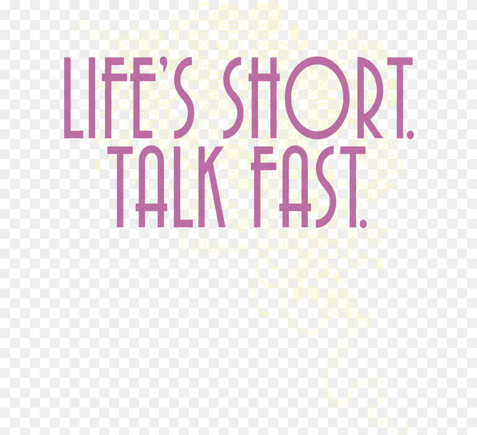Gilmore Girls Lifes Short Youth T Shirt Television, Art, Floral Design, Graphics, Pattern Free Png Download