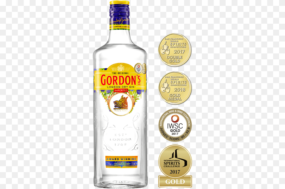 Gin Gordons, Alcohol, Beverage, Liquor, Food Free Png