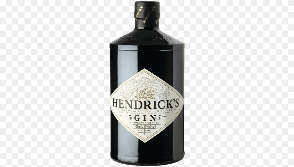 Gin Hendricks, Alcohol, Beverage, Liquor, Bottle Png Image