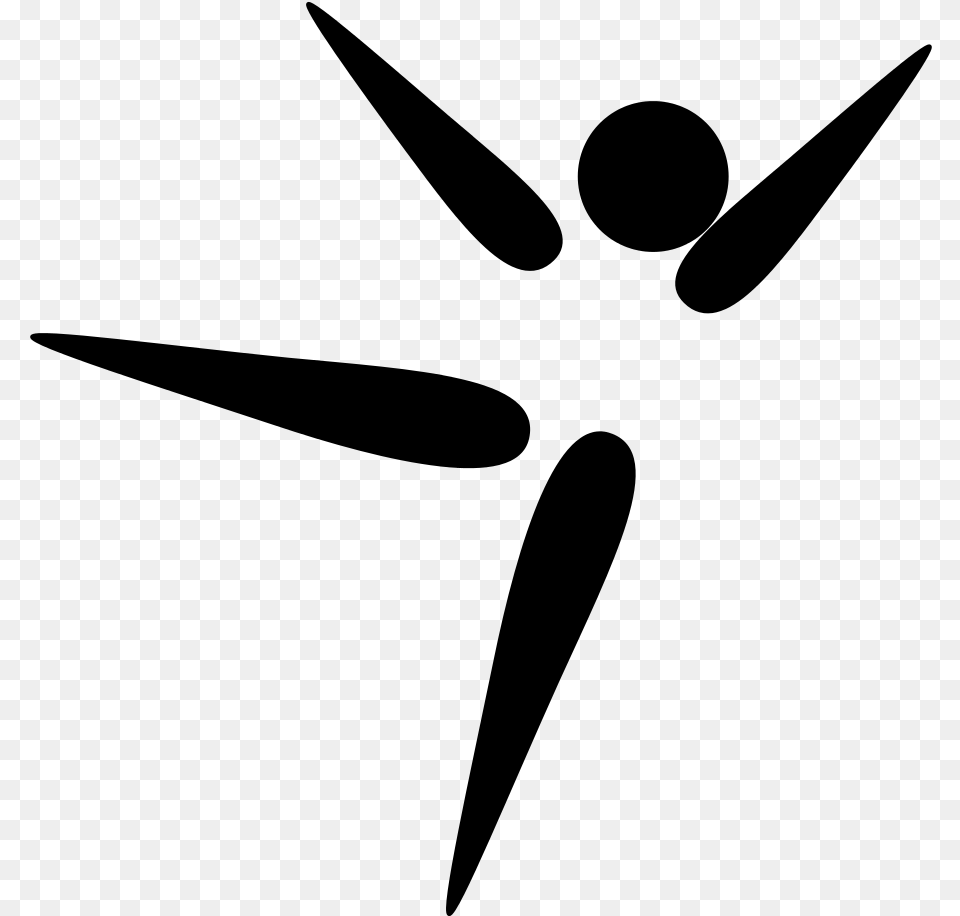 Ginastica Esportiva Aerobica, Gray Png