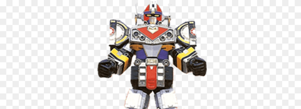 Ginga Gattai Mega Voyager Rangerwiki Fandom Power Rangers In Space Mega Voyager, Robot, Person Png