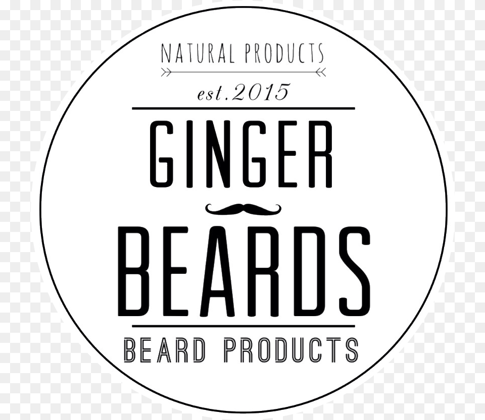 Ginger Beards U2013 Beard Products Oil U0026 Balm In Circle, Book, Publication, Disk Png