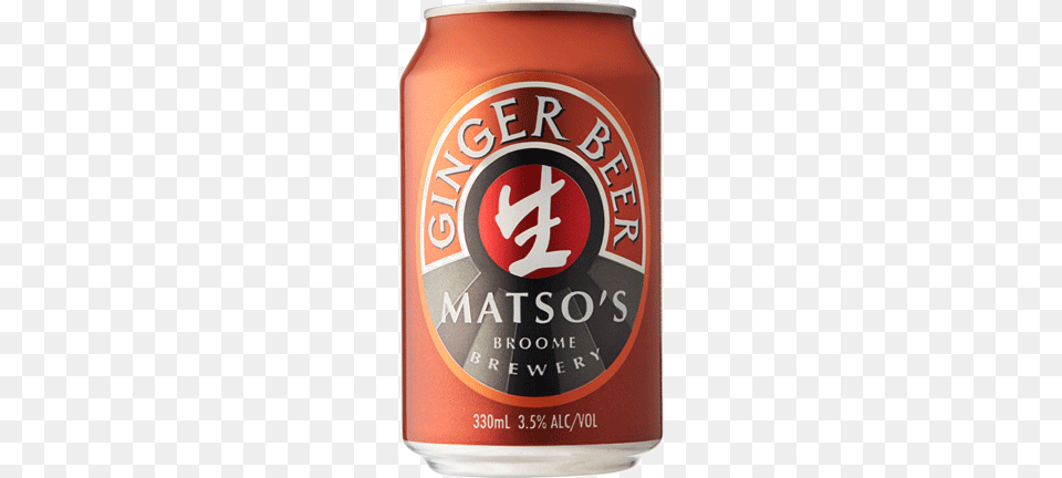 Ginger Beer Cans 24 Pack Matsos Ginger Beer Can, Alcohol, Beverage, Lager, Tin Free Transparent Png