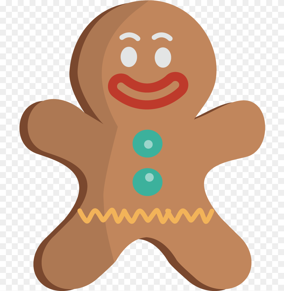 Ginger Bread Clipart Gingerbread Man Clipart, Cookie, Food, Sweets, Baby Free Png Download