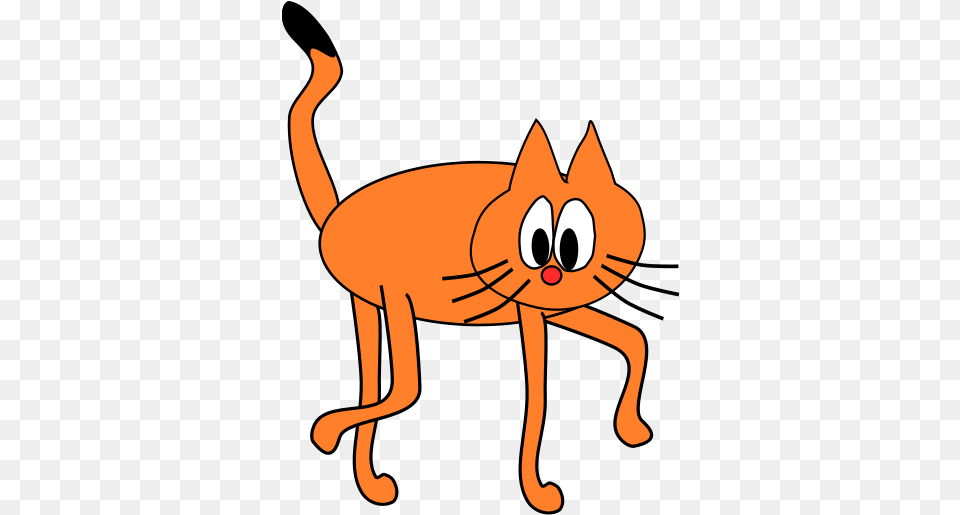 Ginger Cat Clipart, Cartoon, Animal, Kangaroo, Mammal Free Png Download