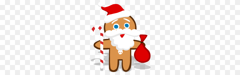 Ginger Claus Cookie Run, Sweets, Food, Elf, Snowman Png Image