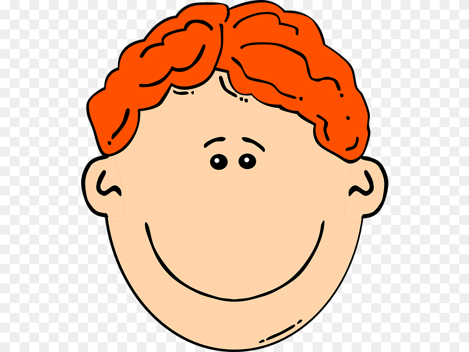 Ginger Clipart Red Hair Boy, Baby, Person, Head, Face Png Image