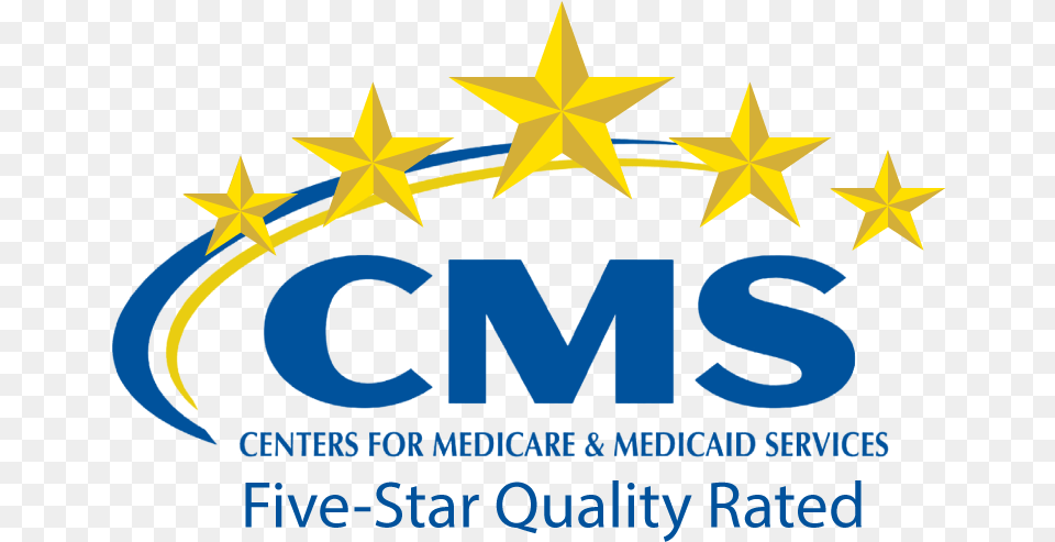 Ginger Cove Achieves Cms Five Star Rating Puerto Rico Medicaid Card, Star Symbol, Symbol, Logo, Dynamite Free Png