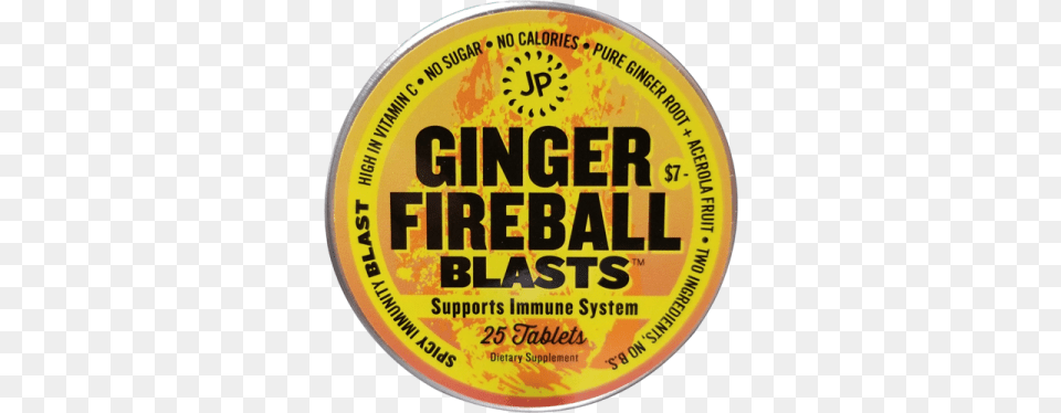 Ginger Fireball Blasts, Badge, Logo, Symbol, Tape Free Transparent Png