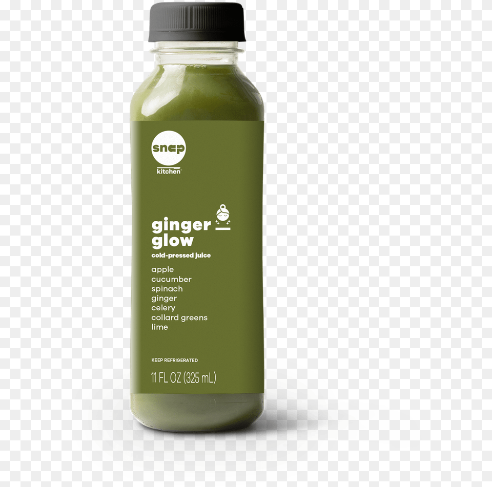 Ginger Glow Glass Bottle, Beverage, Juice, Alcohol, Beer Free Png Download