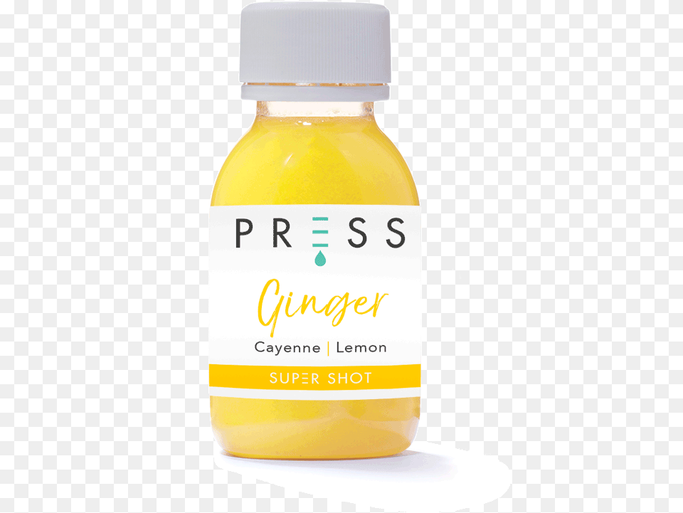 Ginger Immunity Shots, Beverage, Juice, Bottle, Shaker Free Png Download