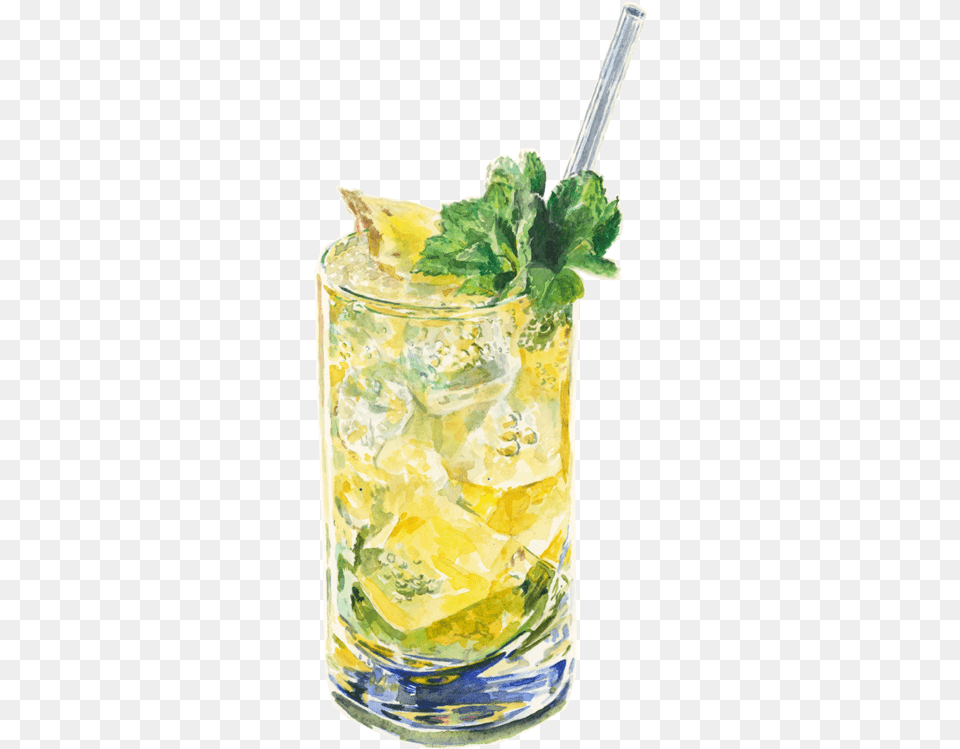 Ginger Mojito Passion Fruit Mojito, Alcohol, Beverage, Cocktail, Herbs Free Transparent Png