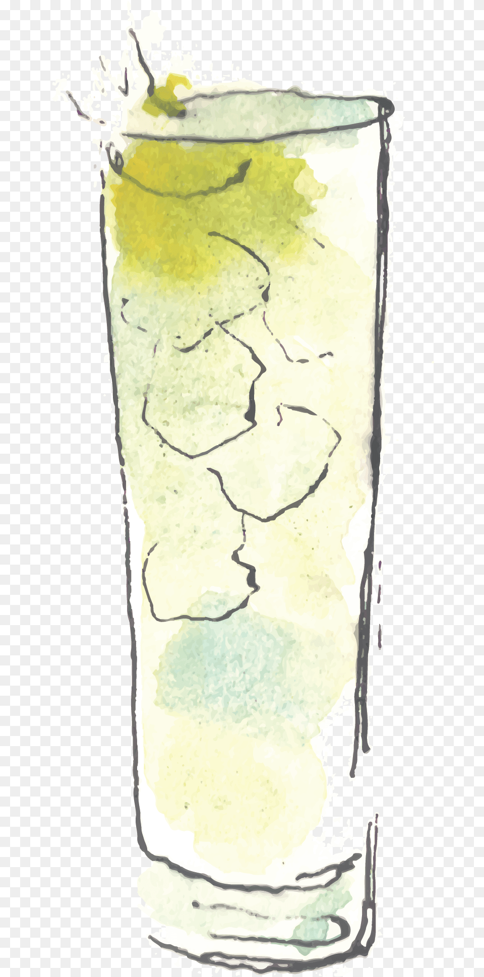 Ginger Rickey Fizz, Alcohol, Beverage, Cocktail, Mojito Free Transparent Png