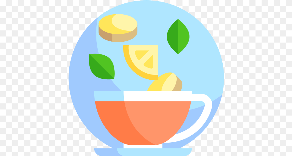 Ginger Tea Vector Icons Designed Serveware, Citrus Fruit, Food, Fruit, Plant Free Png