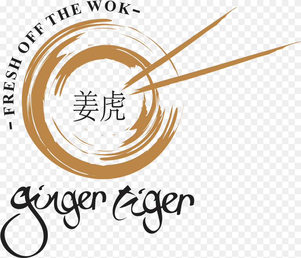 Ginger Tiger Logo, Text Png Image