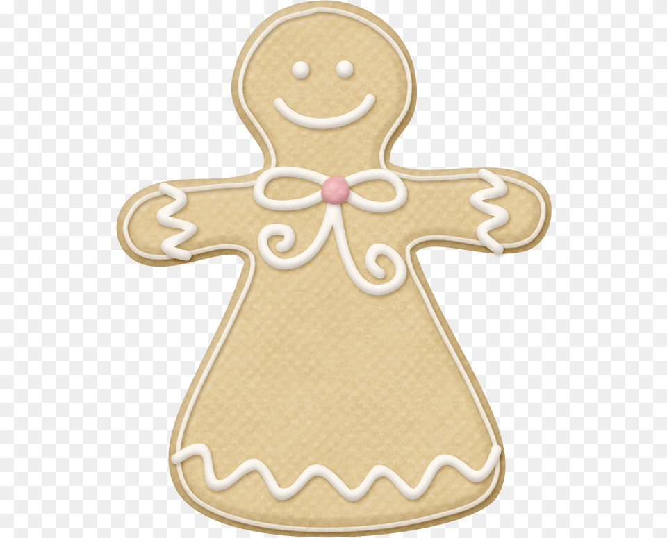 Gingerbread, Cookie, Cream, Dessert, Food Free Png