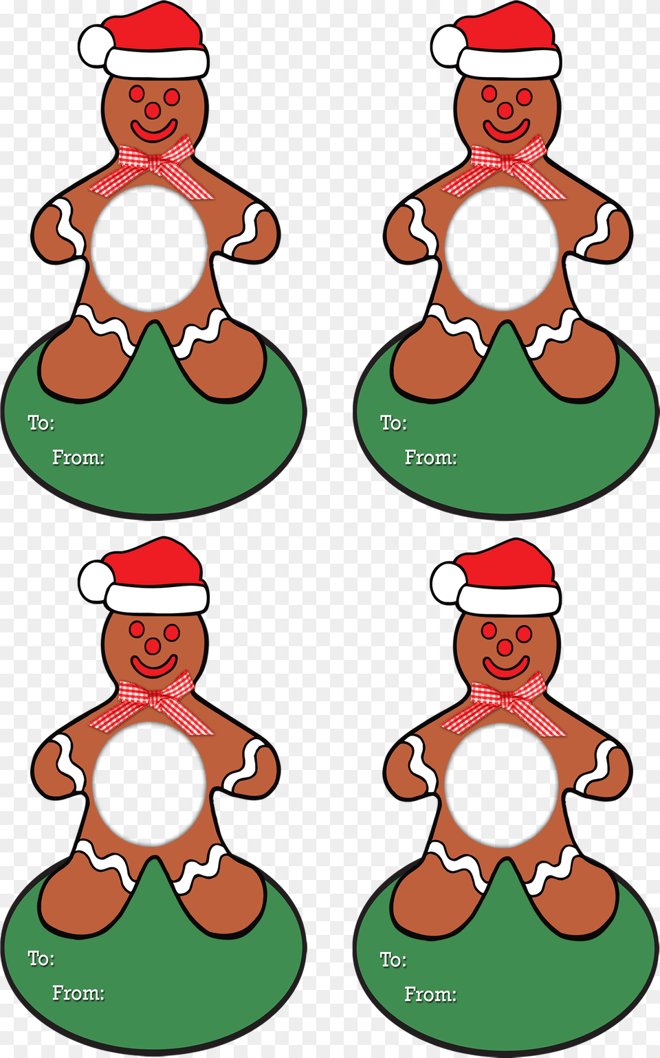 Gingerbread 4x6 Photo Tag Cartoon, Sweets, Food, Clothing, Hat Free Transparent Png
