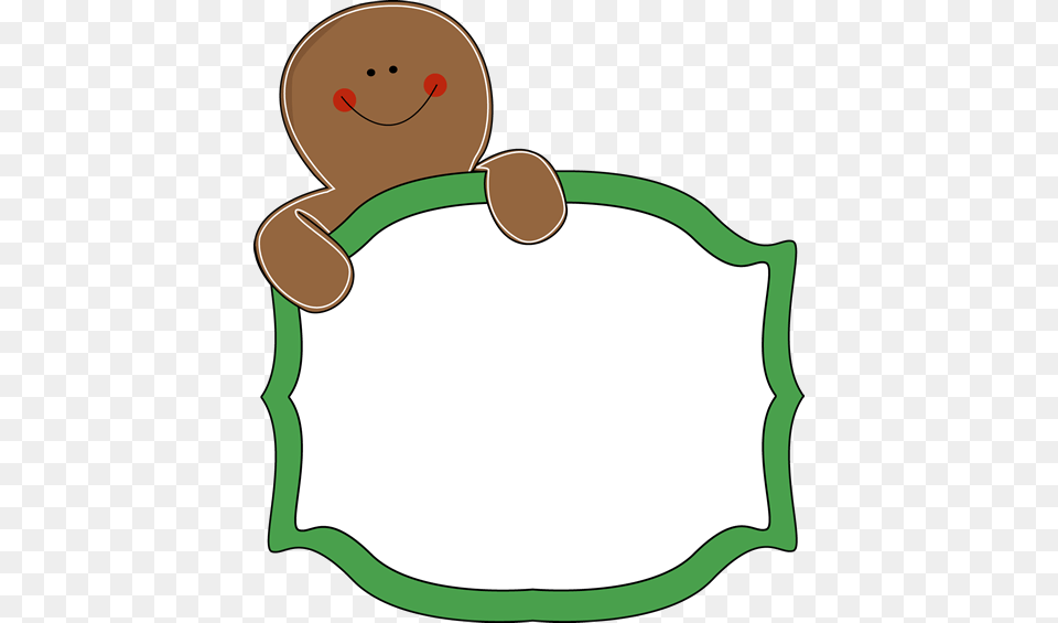 Gingerbread Clip Art Borders Gingerbread Man Sign Clip Art, Smoke Pipe, White Board Png