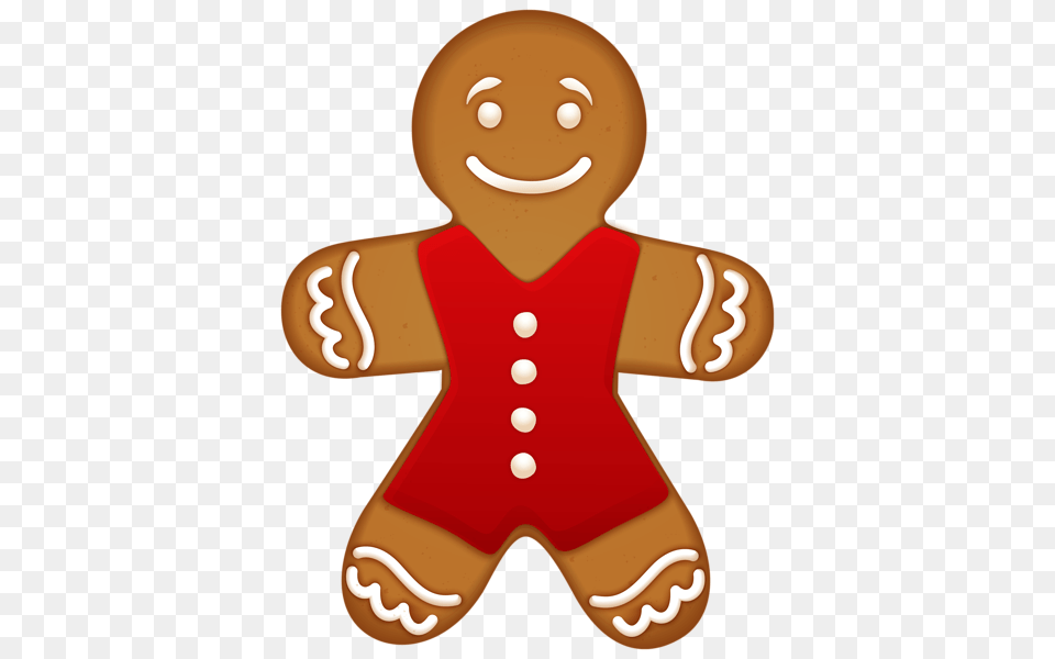 Gingerbread Clip Christmas, Cookie, Food, Sweets, Baby Free Png Download