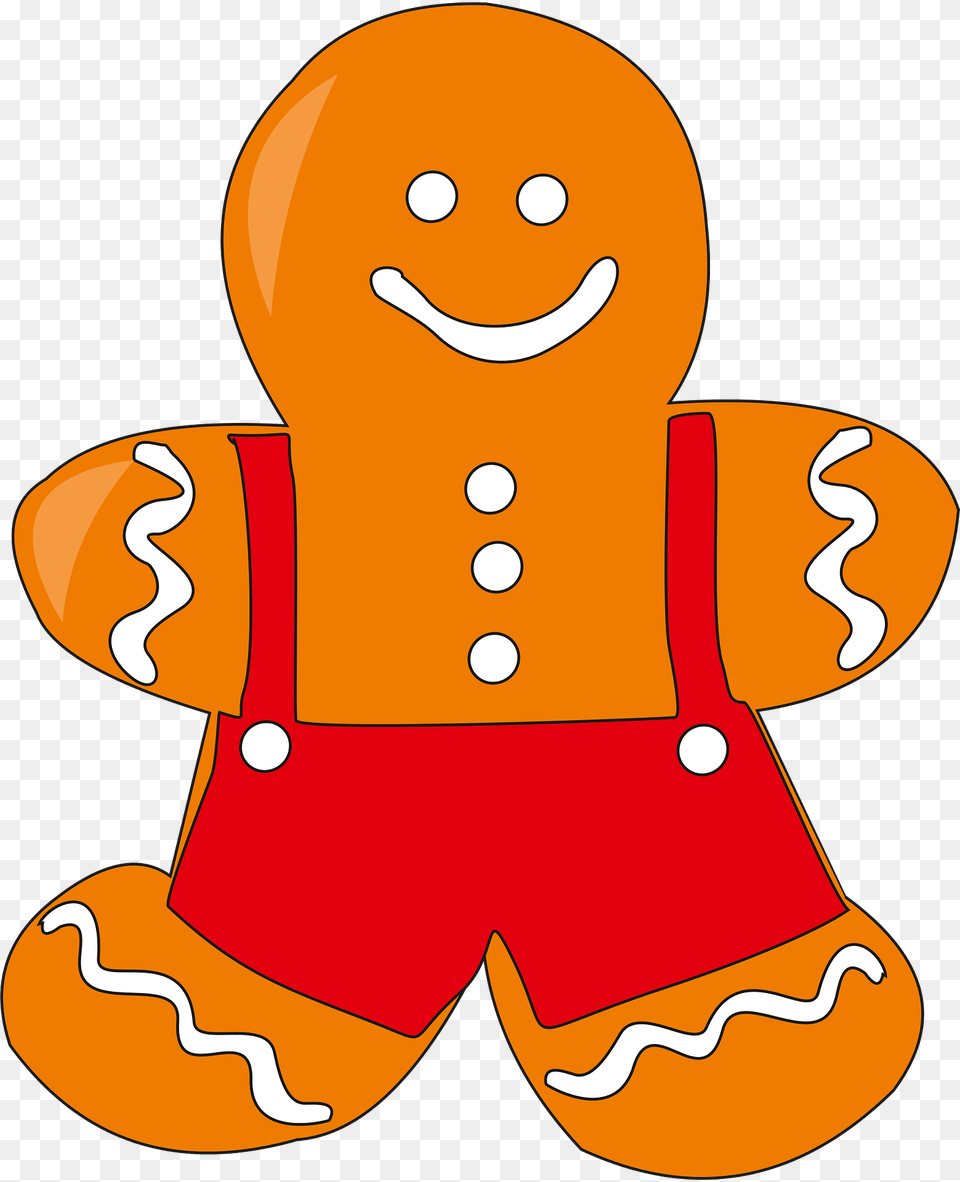 Gingerbread Clipart, Cookie, Food, Sweets, Baby Free Png Download