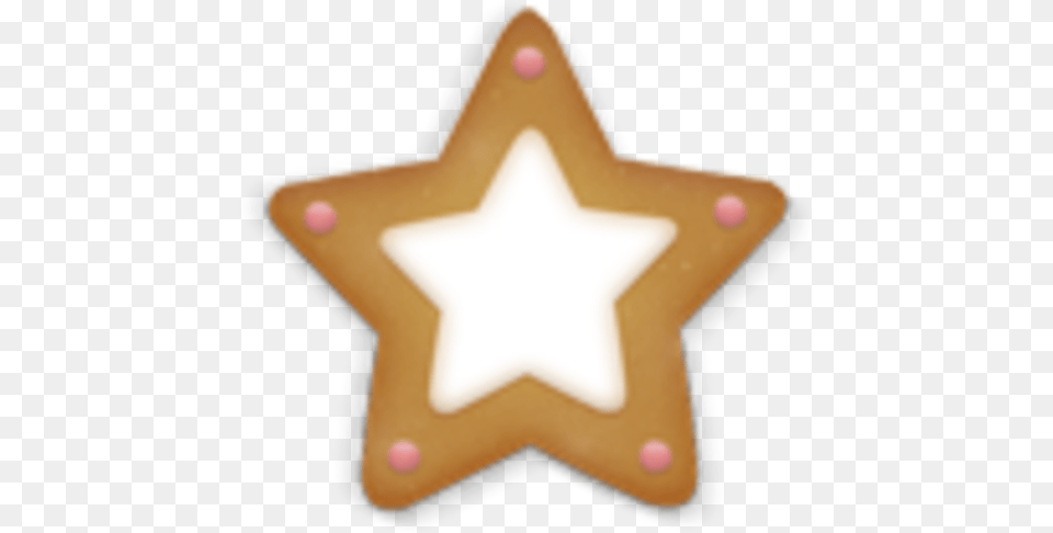 Gingerbread Clipart Star July 4 Clip Art Star, Cookie, Food, Sweets, Medication Free Png