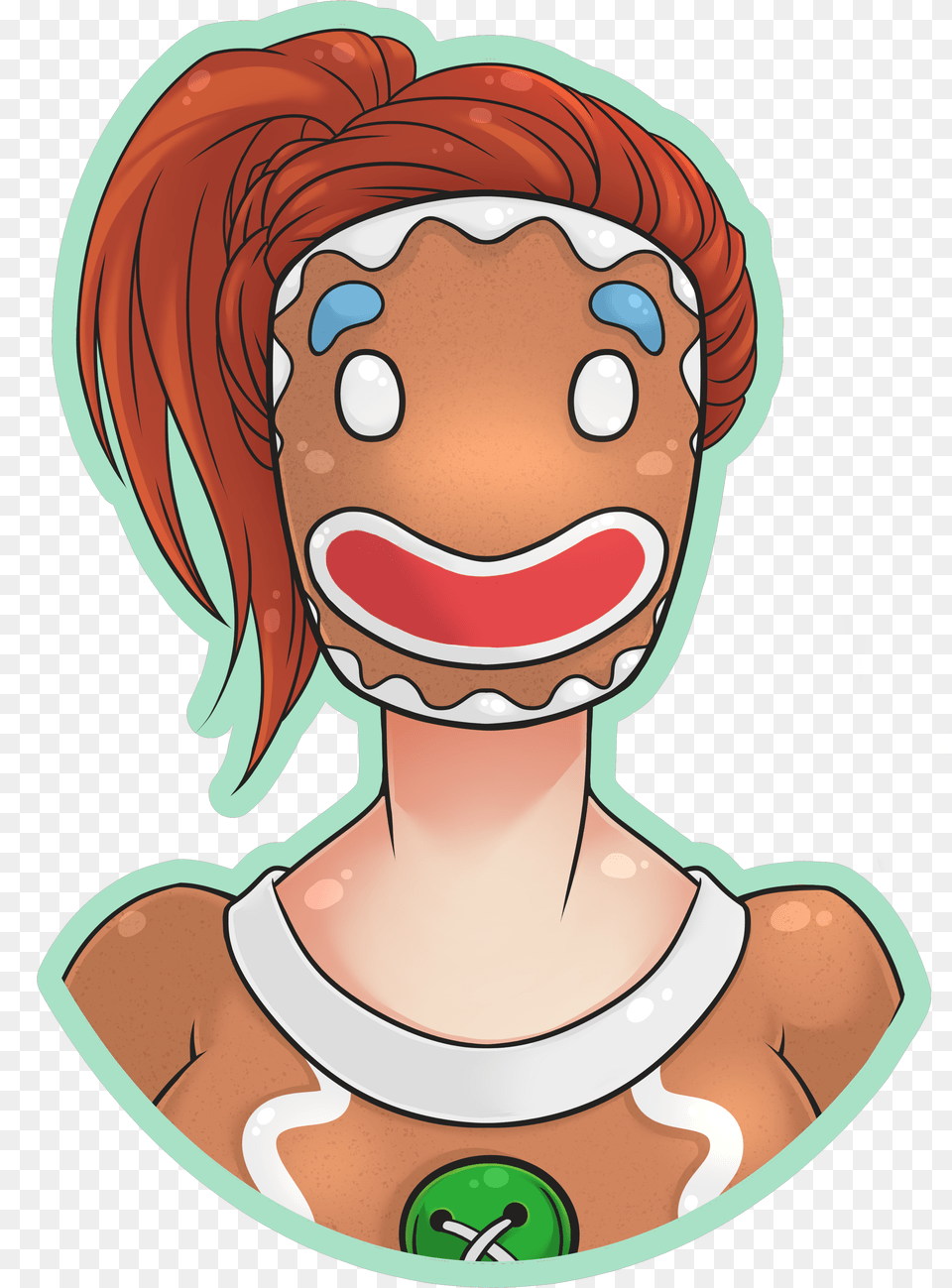 Gingerbread Fortnite, Body Part, Face, Head, Neck Free Transparent Png
