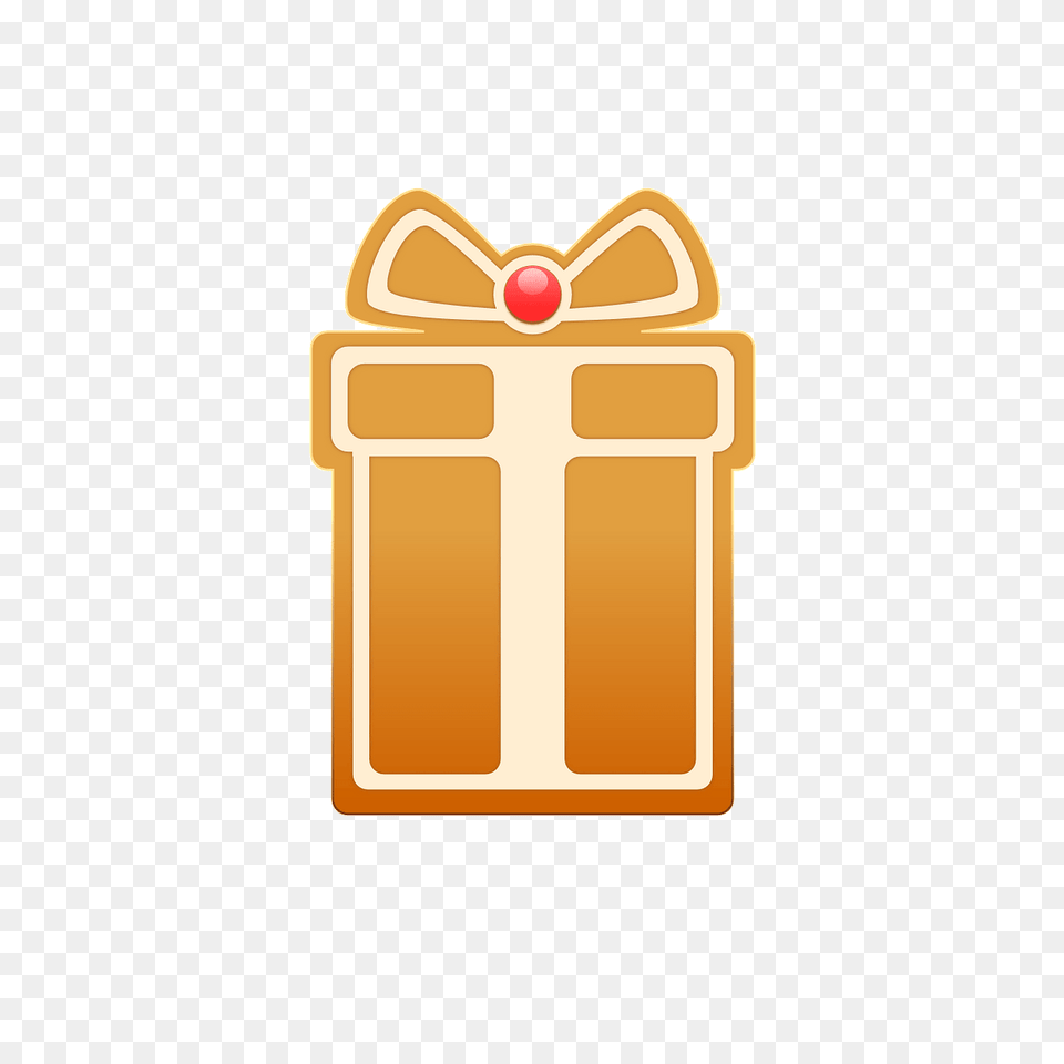 Gingerbread Giftbox Clipart Png Image
