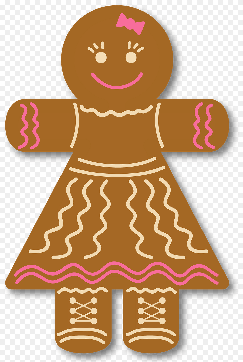 Gingerbread Girl Clipart, Cookie, Food, Sweets, Disk Png