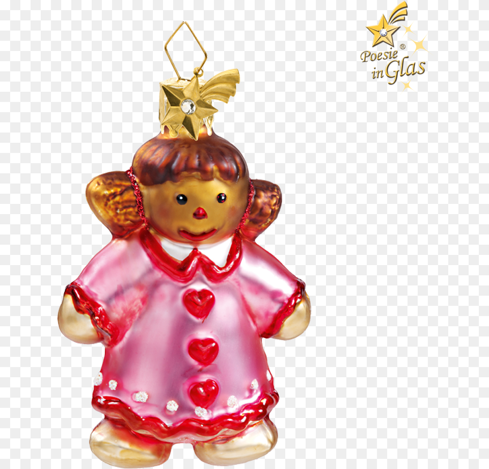 Gingerbread Girl Figurine, Doll, Toy, Face, Head Png Image