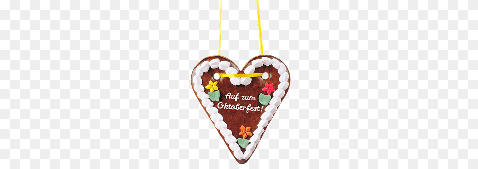 Gingerbread Heart Accessories, Birthday Cake, Cake, Cream Png Image