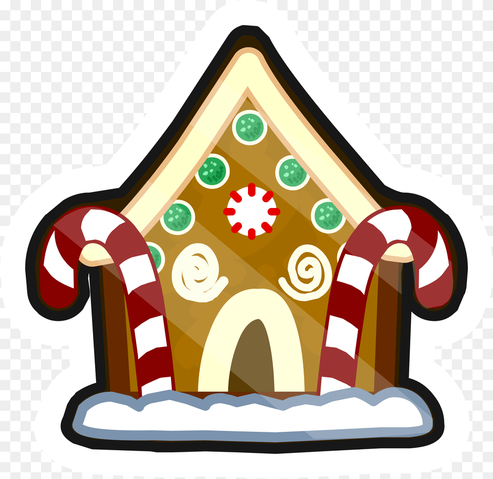 Gingerbread House, Cookie, Food, Sweets, Dynamite Png Image