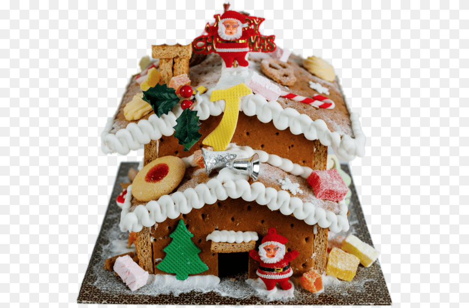 Gingerbread House, Sweets, Icing, Food, Dessert Free Transparent Png