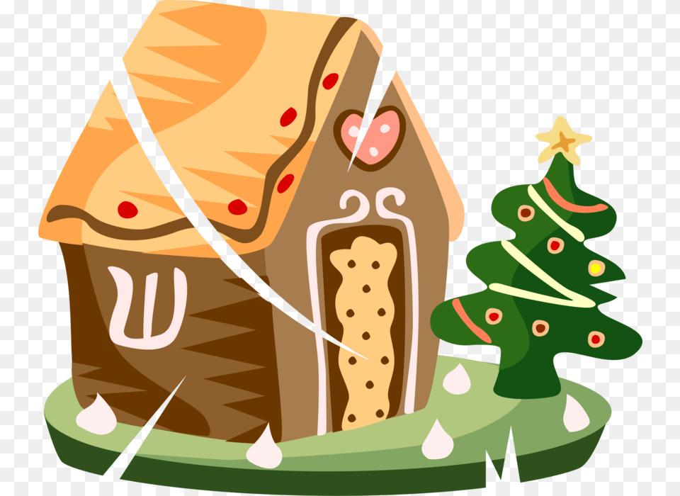 Gingerbread House Christmas Decoration, Food, Sweets, Cookie, Baby Free Transparent Png