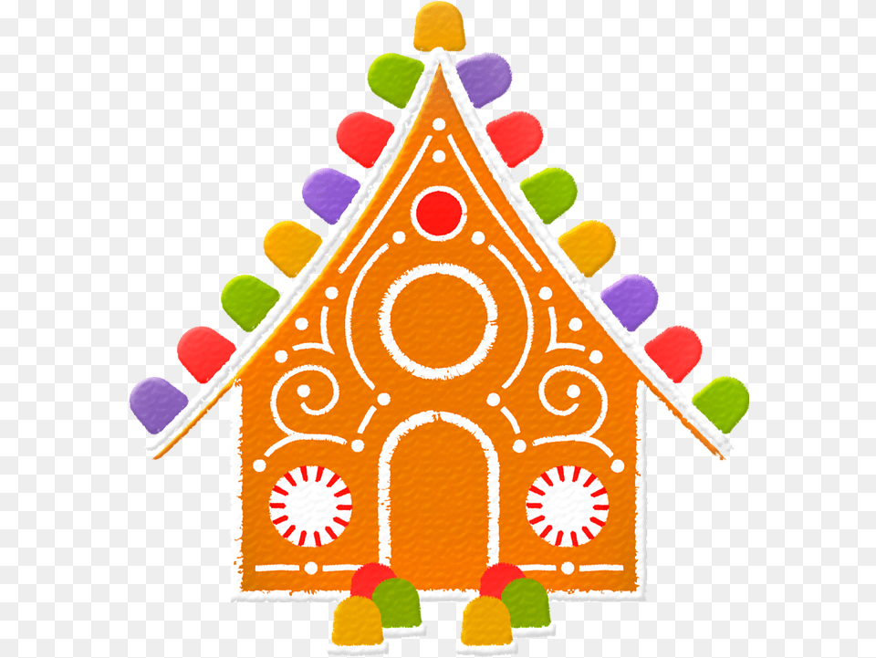 Gingerbread House Christmas Food Gingerbread House, Cookie, Sweets Png Image