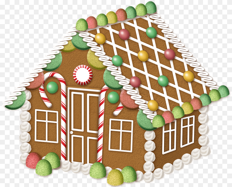 Gingerbread House Christmas Sweets Image On Pixabay Casa De Gengibre, Birthday Cake, Cake, Cookie, Cream Png