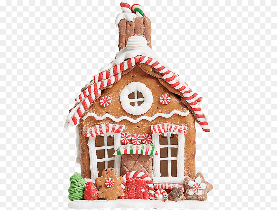 Gingerbread House Christmas Tree Decoration Uk, Birthday Cake, Cake, Cookie, Cream Free Png Download
