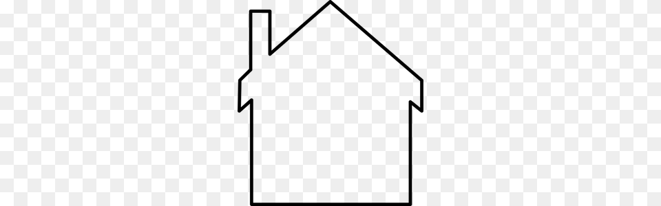 Gingerbread House Clip Art, Gray Png