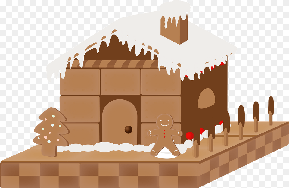 Gingerbread House Clipart, Architecture, Sweets, Rural, Outdoors Free Png