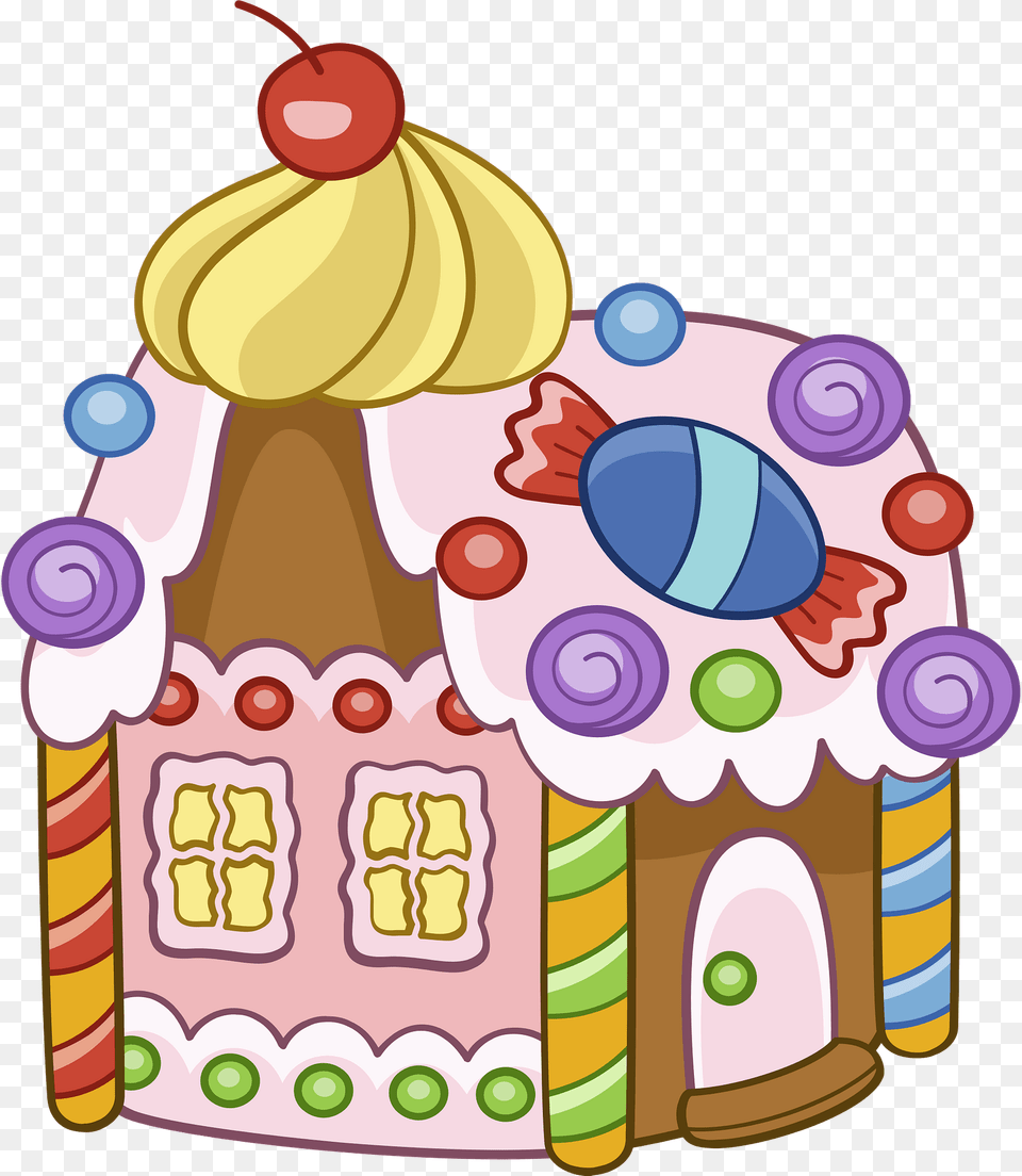 Gingerbread House Clipart, Sweets, Food, Cream, Icing Free Png Download