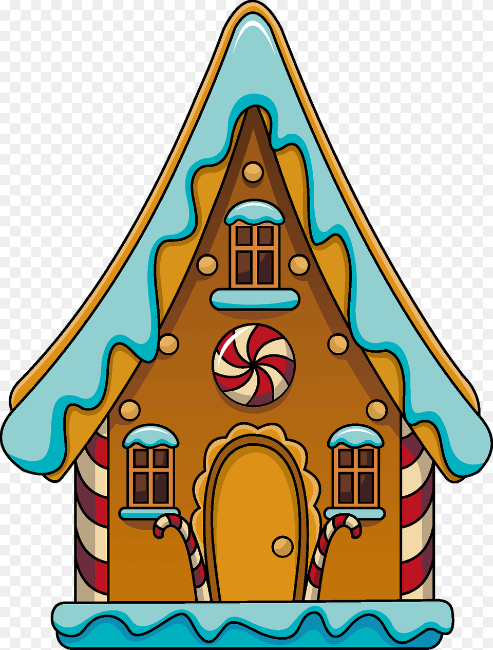 Gingerbread House Clipart, Cookie, Food, Sweets, Bulldozer Free Transparent Png