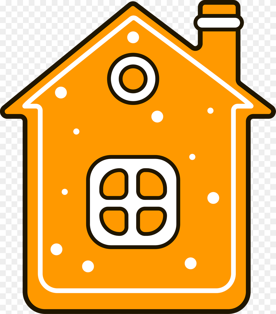 Gingerbread House Clipart, Bus Stop, Outdoors, Food, Sweets Free Transparent Png