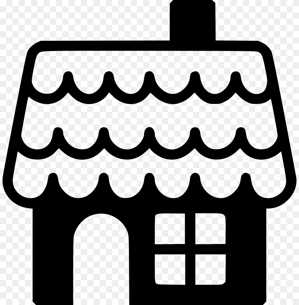 Gingerbread House Comments Gingerbread House Svg, Architecture, Rural, Outdoors, Nature Png