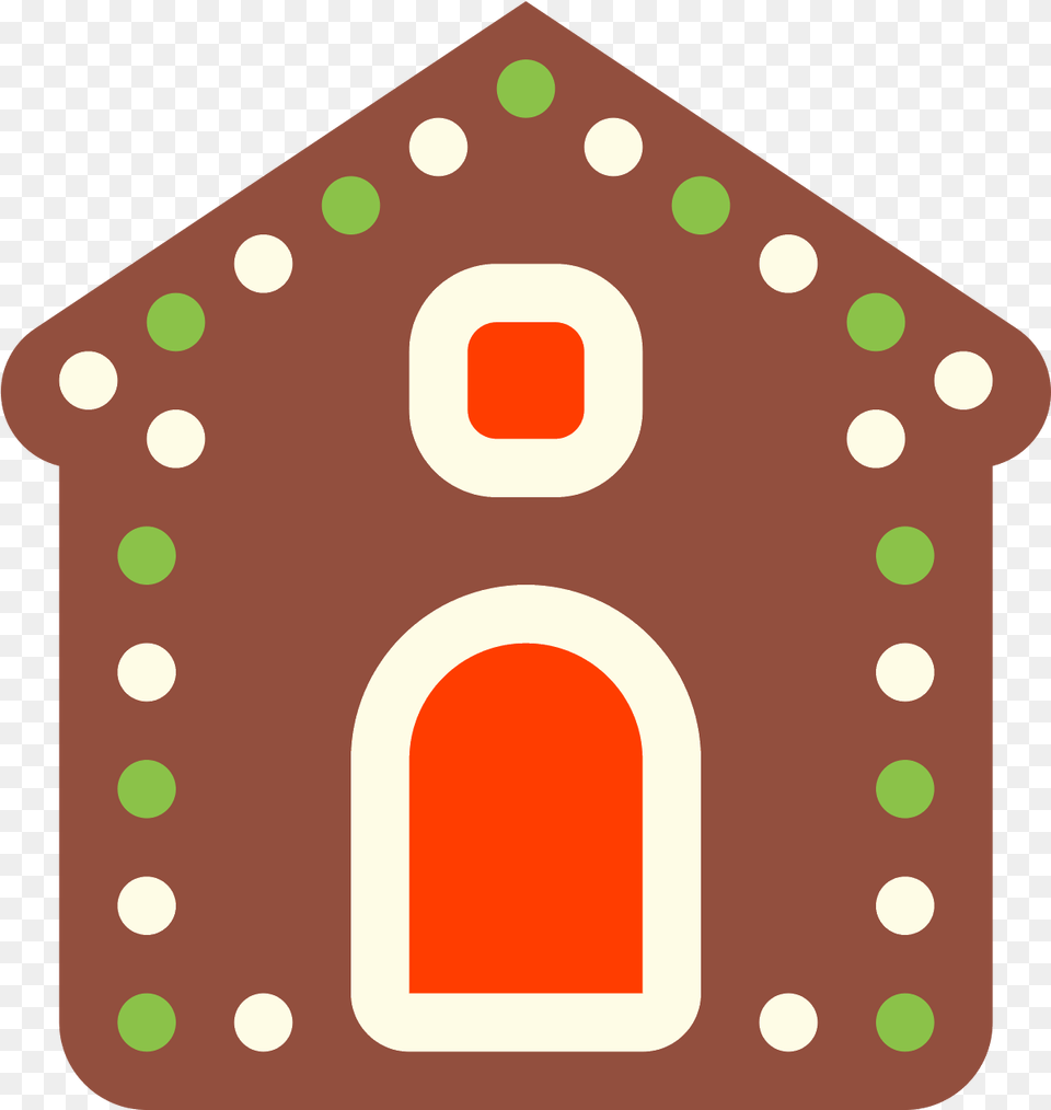 Gingerbread House Icon And Icon, Cookie, Food, Sweets, Disk Free Png Download