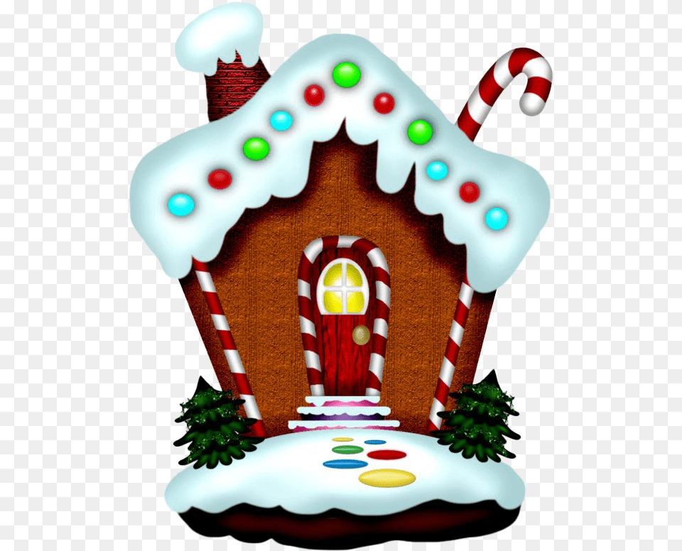 Gingerbread House Image Gingerbread House Transparent Background, Cookie, Food, Sweets, Toy Free Png Download